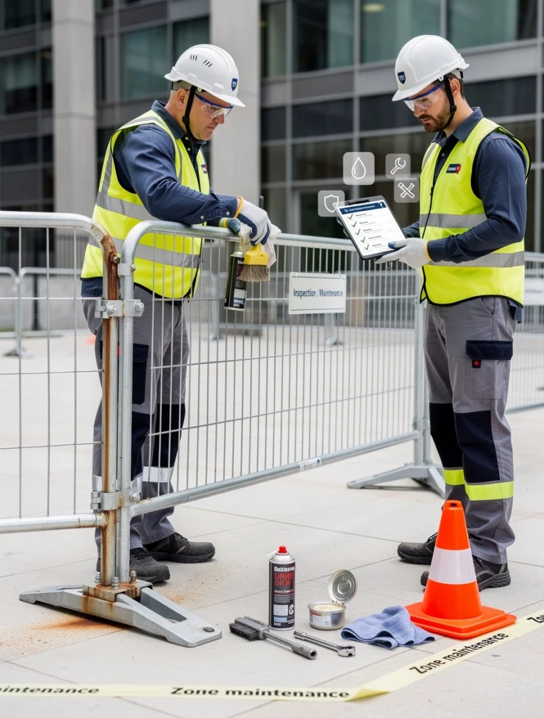 barrière de chantier