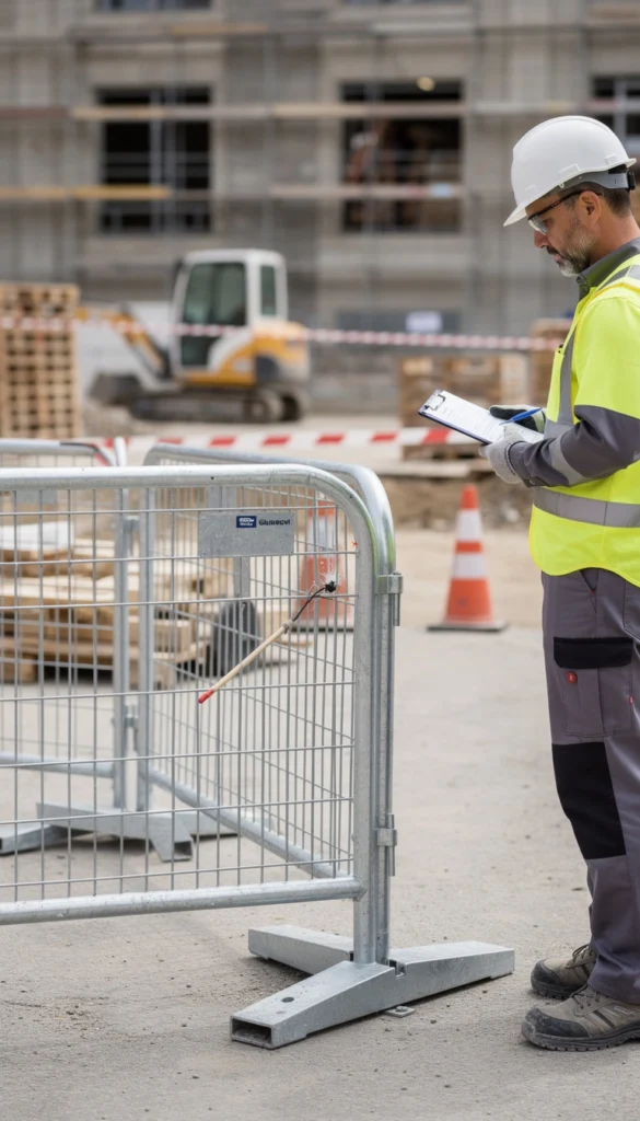 barrière de chantier